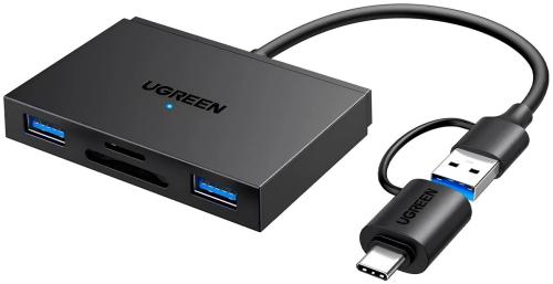 Картрідер Ugreen Card Reader USB 3.0 4-in-1,OTG USB-C/USB-A, SD/TF, 4-in-1 CM812