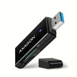 Картрідер Axagon USB-A 3.2 to SD/microSD 5GBps Black (CRE-S2N)