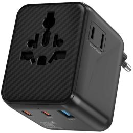 Мережевий перехідник WIWU 25W Warrior GaN Universal Adapter 2C1A Wi-UA011