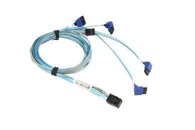 Кабель для підєднання накопичувачів інформації Supermicro MiniSAS HD to 4 Right Angle SATA (CBL-SAST-0810)