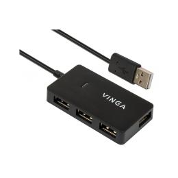 USB-хаб Vinga USB2.0 to 4 * USB2.0 HUB (VHA2A4N)