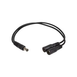 Кабель живлення для роутера PowerPlant DC M to 2xDC F 5.5x2.1mm (CA914890)