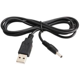 Кабель живлення для роутера Dynamode USB 5V  -  DC 5V (3.5x1.35 мм), 1 м Black