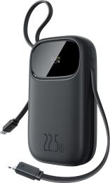 Зовнішній портативний акумулятор Baseus EnerFill FC31 Qpow 3 Digital Display USB-C + iP 10000mAh Cosmic Black 22.5W (P10082106123-00)