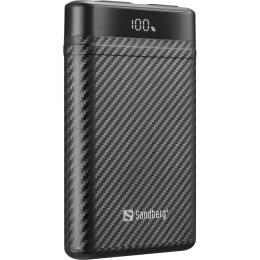 Зовнішній портативний акумулятор Sandberg Survivor Nano 10000mAh Black 20W (421-32)