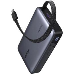 Зовнішній портативний акумулятор Ugreen PB550 20000mAh Gray 67W (55996B)