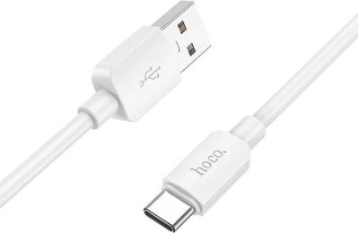 Дата-кабель Hoco X96 Hyper 27W charging data cable USB-Type-C (тато) to USB-Type A (тато) White