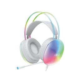 Накладні навушники XO GE11 Colorful RGB Gaming Headset with Microphone White