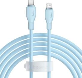 Дата-кабель Baseus P10355701311-01 USB Type-C (тато)  -  Lightning (тато), 2m Galaxy Blue Pudding Series