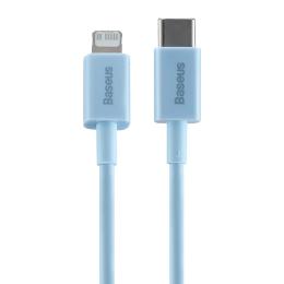 Дата-кабель Baseus CAYS001903 USB Type-C (тато)  -  Lightning (тато), 1m Blue Superior Series