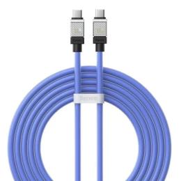 Дата-кабель Baseus CAKW000303 USB Type-C (тато)  -  USB Type-C (тато), 2m Blue CoolPlay Series