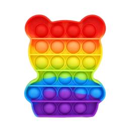 Іграшка-антистрес Bambi Мишка SL10 POP IT Rainbow