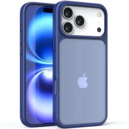 Чохол-накладка EpiK TPU + PC Metal Buttons для Apple iPhone 17 Pro 6.3 Navy Blue (00000081720_3)