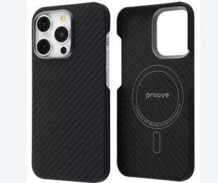 Чохол-накладка Proove Carbon Slim with Magnetic Ring для Apple iPhone 14 Pro Max Black