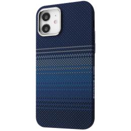 Чохол-накладка Proove Gleam Case with Magnetic Ring для Apple iPhone 12/12 Pro blue stripes