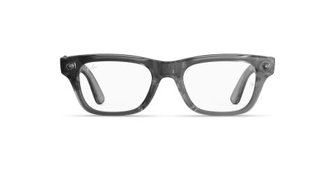 Смартокуляри Ray-Ban Meta Blayzer Optics Gen 2 Large Matte Transparent Ice Grey Frame / Demo Lens (RW7001 8529 54-19)