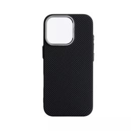 Чохол-накладка ArmorStandart LikeCarbon2 MagCase для Apple iPhone 15 Pro Kevlar Black (ARM88589)