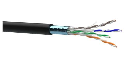 Вита пара Одескабель КППЭ-ВП (250) 4*2*0,54 (F / UTP-cat.6) OK-net, CU, ізоляція ПЕ, екран.