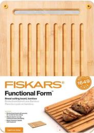 Дошка кухонна Fiskars FF бамбукова, для хліба