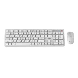Комплект клавіатура та миша Gembird KBS-WPS-01-W-CYRL White