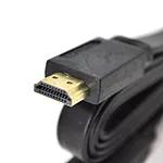 Відео-кабель Merlion 6971 HDMI(тато)HDMI(тато), 15m Black v1.4, плоский