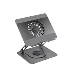 Підставка під ноутбук XO C182 Metal Notebook Holder + Lighted Colourful Radiator Gray