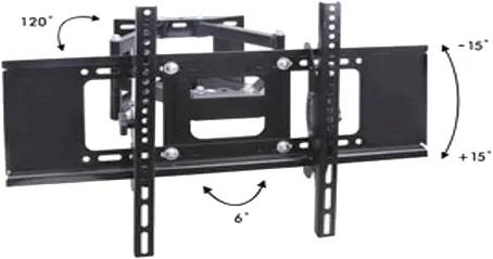 Кріплення для телевізора PiPO PP- 3270 Black похиле 32-46-70 (00374)