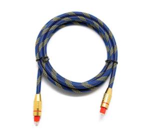 Оптичний кабель Proinstal OD7.0mm, 5m Black Gold 250 Мегабіт, оптичний цифровий стерео в нейлонової обплетення