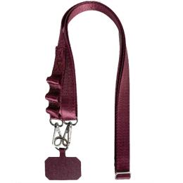 Шнурок широкий із двома кріпленнями EpiK (2см) 140см Maroon (00000077804_7)