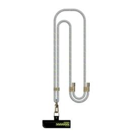 Шнурок ROCK (150см) 8mm з карабіном Phone Strap Lanyard Grey (2000001648261)