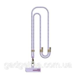 Шнурок ROCK (150см) 8mm з карабіном Phone Strap Lanyard Purple (2000001648278)