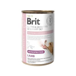Корм вологий Brit VetDiet Hypoallergenic Lamb 400 г для собак із харчовою алергією з ягням
