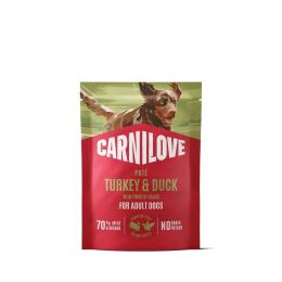 Корм вологий Carnilove Turkey &amp; Duck with Timothy Grass для собак паштет індичка і качка з тимофіївкою 300 г
