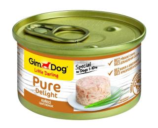 Корм вологий GimDog Pure Delight для собак мініатюрних порід з куркою 85 г
