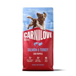 Корм сухий Carnilove Active Salmon &amp; Turkey Puppy для цуценят лосось та індичка 12 кг