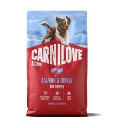 Корм сухий Carnilove Active Salmon &amp; Turkey Puppy для цуценят лосось та індичка 4 кг