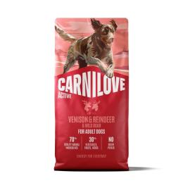 Корм сухий Carnilove Active Venison &amp; Reindeer &amp; Wild Boar Active Adults для активних cобак оленина і дикий кабан 12 кг