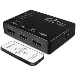 Сплітер Media-Tech (MT5207) HDMI 5xports 4K Black