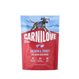 Корм сухий Carnilove Active Salmon &amp; Turkey Junior Large Breed для молодих собак великих порід лосось та індичка 1,5 кг