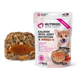 Ласощі для собак LK Baits Pet Nutrigel Salmon S-M для суглобів з лососем та Omega-3 150 г