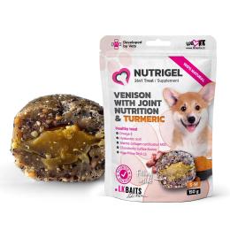 Ласощі для собак LK Baits Pet Nutrigel Wild Game S-M для суглобів з дичиною та куркумою 150 г