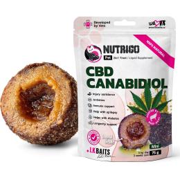 Ласощі для собак LK Baits Pet Nutrigo CBD Mini для дрібних порід з конопляною олією 75 г