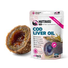 Ласощі для собак LK Baits Pet Nutrigo Cod Liver Oil Mini для дрібних порід з олією печінки тріски 75 г