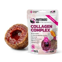 Ласощі для собак LK Baits Pet Nutrigo Collagen Complex S-M для середніх порід з колагеном 170 г