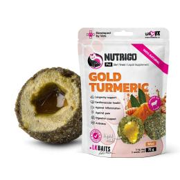 Ласощі для собак LK Baits Pet Nutrigo Gold Turmeric Mini для дрібних порід з куркумою 75 г