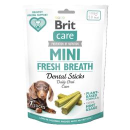 Ласощі для собак Brit Care Mini Treats Fresh Breath для малих порід для зубів і свіжості подиху 7 шт/120 г