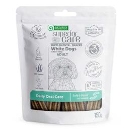 Ласощі для собак Natures Protection Superior Care White Dogs Daily Oral Care 150 г (KIKNPSC47652)