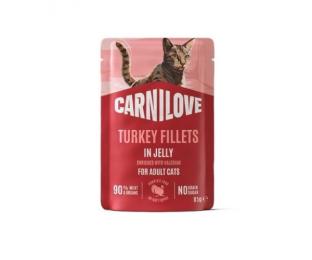 Корм вологий Carnilove Jelly Turkey with Valerian для котів індичка і валеріана в желе 85 г (101406)