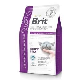 Корм сухий Brit VetDiet Cat Gastrointestinal High Fibre для котів з підвищеним вмістом клітковини з оселедцем 2 кг (173225)