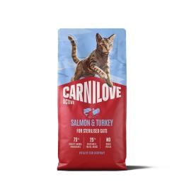 Корм сухий Carnilove Active Salmon &amp; Turkey Sterilised для стерилізованих котів лосось та індичка 6 кг (173711)